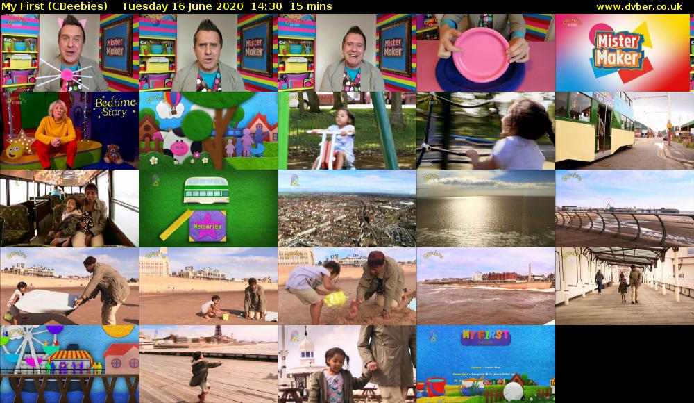 My First (CBeebies) Tuesday 16 June 2020 14:30 - 14:45
