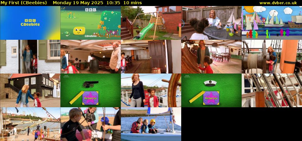 My First (CBeebies) Monday 19 May 2025 10:35 - 10:45