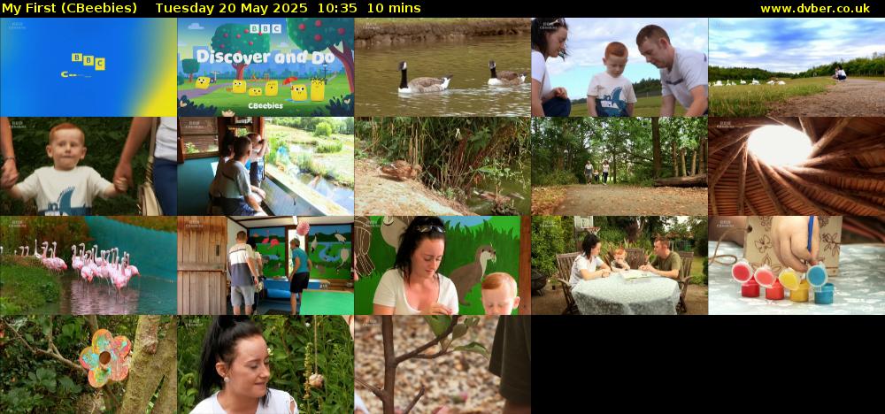 My First (CBeebies) Tuesday 20 May 2025 10:35 - 10:45