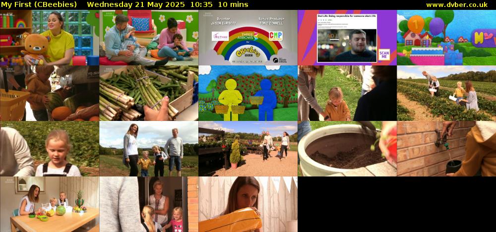 My First (CBeebies) Wednesday 21 May 2025 10:35 - 10:45