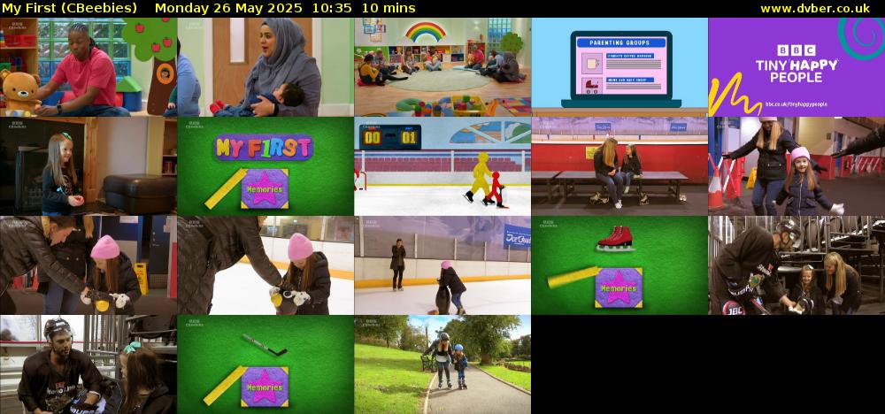 My First (CBeebies) Monday 26 May 2025 10:35 - 10:45