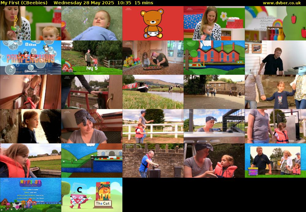 My First (CBeebies) Wednesday 28 May 2025 10:35 - 10:50