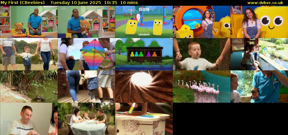 My First (CBeebies) Tuesday 10 June 2025 10:35 - 10:45