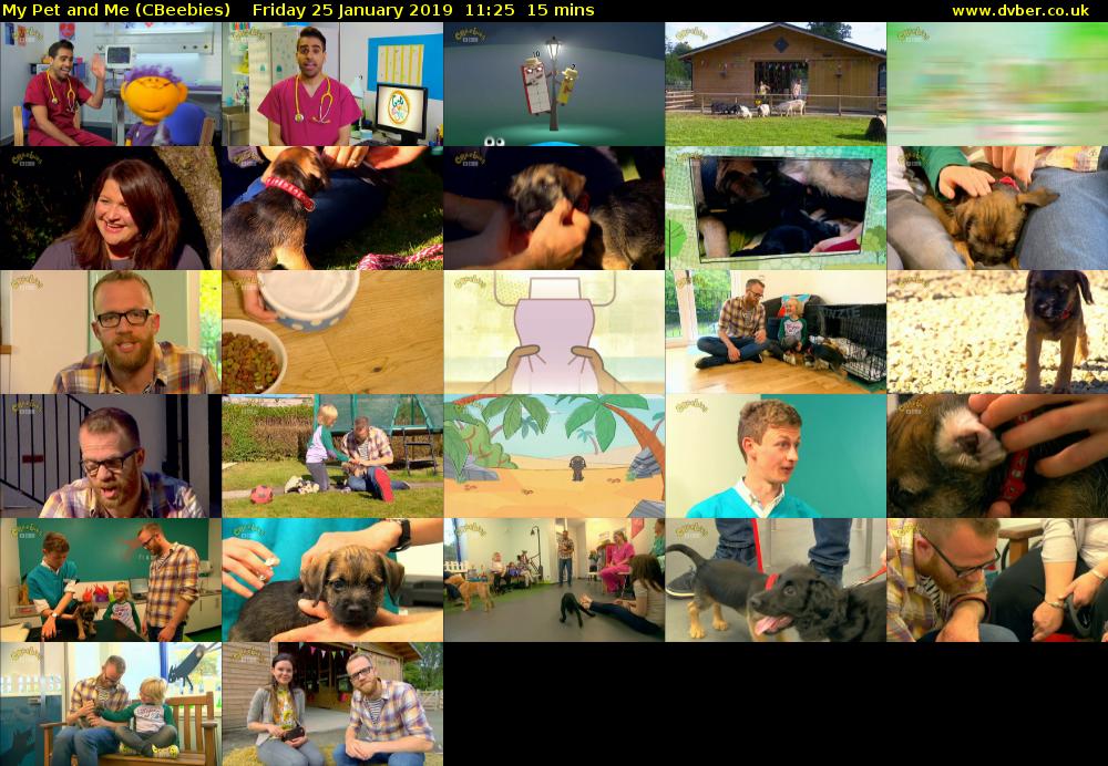 My Pet and Me (CBeebies) Friday 25 January 2019 11:25 - 11:40