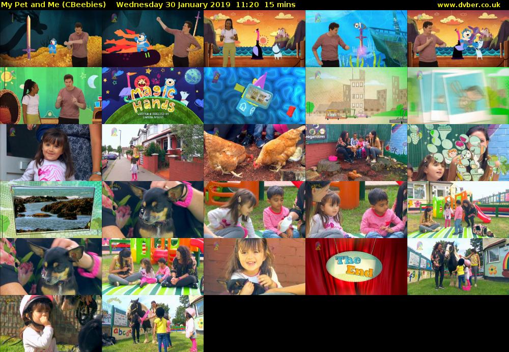 My Pet and Me (CBeebies) Wednesday 30 January 2019 11:20 - 11:35