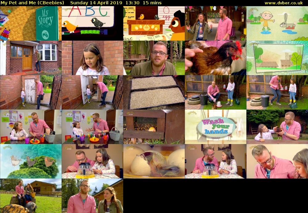 My Pet and Me (CBeebies) Sunday 14 April 2019 13:30 - 13:45
