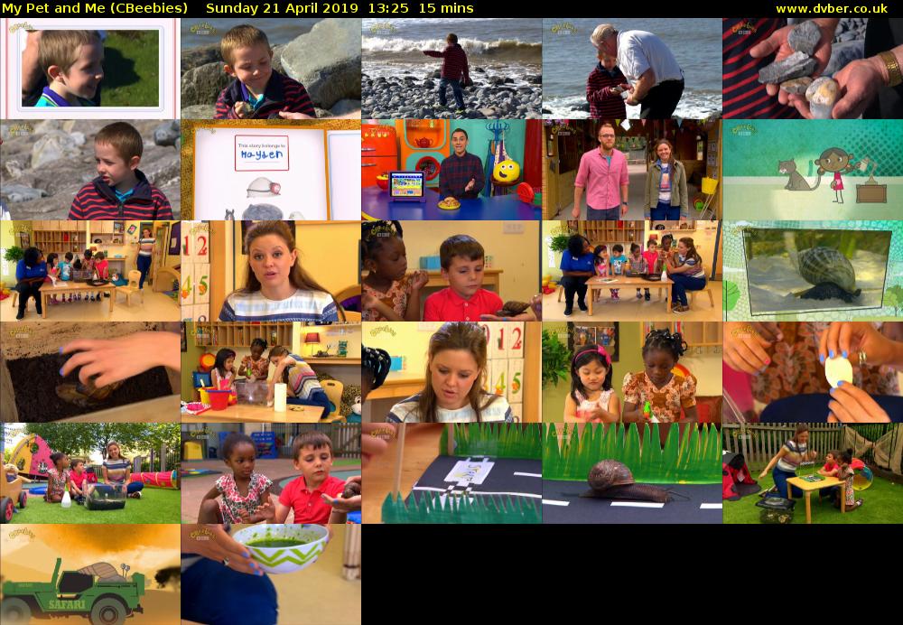 My Pet and Me (CBeebies) Sunday 21 April 2019 13:25 - 13:40