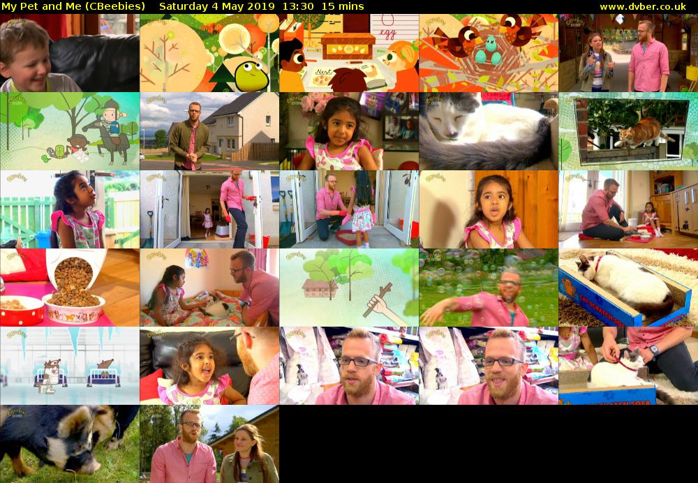 My Pet and Me (CBeebies) Saturday 4 May 2019 13:30 - 13:45