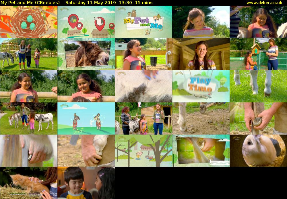 My Pet and Me (CBeebies) Saturday 11 May 2019 13:30 - 13:45