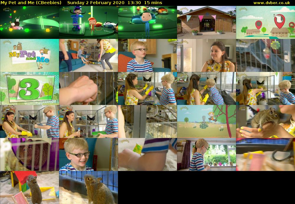 My Pet and Me (CBeebies) Sunday 2 February 2020 13:30 - 13:45