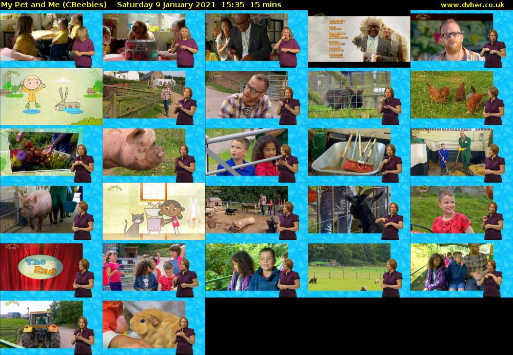 My Pet and Me (CBeebies) Saturday 9 January 2021 15:35 - 15:50