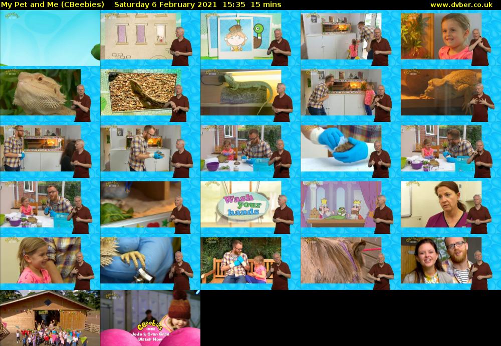 My Pet and Me (CBeebies) Saturday 6 February 2021 15:35 - 15:50