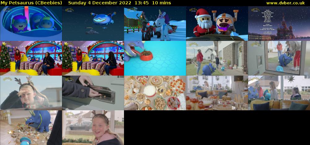 My Petsaurus (CBeebies) Sunday 4 December 2022 13:45 - 13:55