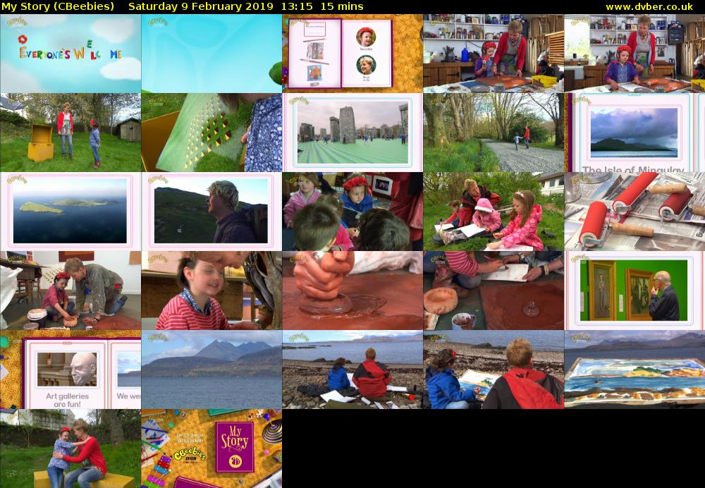 My Story (CBeebies) Saturday 9 February 2019 13:15 - 13:30