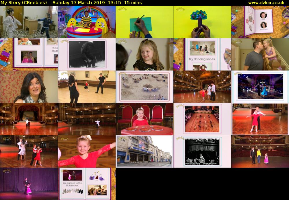 My Story (CBeebies) Sunday 17 March 2019 13:15 - 13:30
