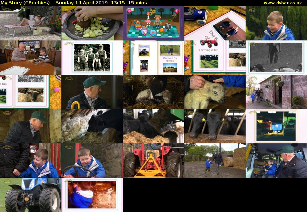 My Story (CBeebies) Sunday 14 April 2019 13:15 - 13:30