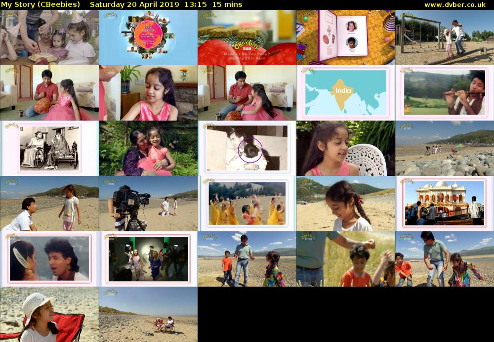 My Story (CBeebies) Saturday 20 April 2019 13:15 - 13:30