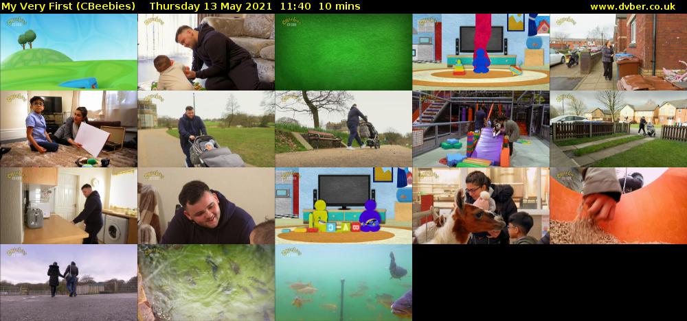 My Very First (CBeebies) Thursday 13 May 2021 11:40 - 11:50