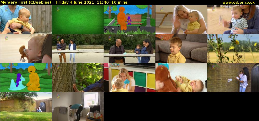 My Very First (CBeebies) Friday 4 June 2021 11:40 - 11:50