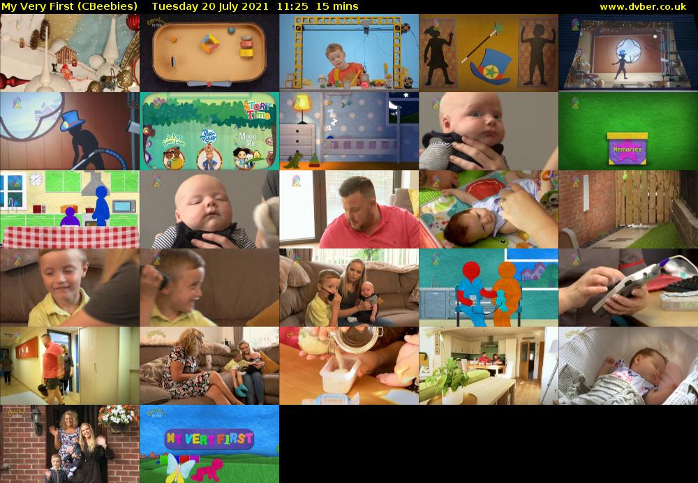 My Very First (CBeebies) Tuesday 20 July 2021 11:25 - 11:40
