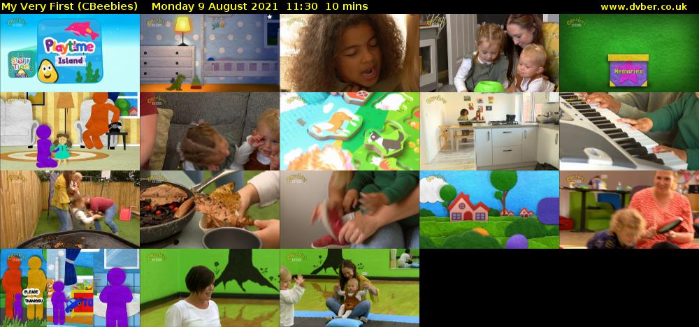 My Very First (CBeebies) Monday 9 August 2021 11:30 - 11:40