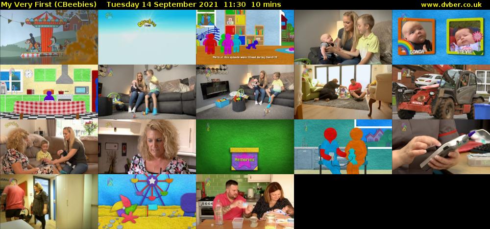 My Very First (CBeebies) Tuesday 14 September 2021 11:30 - 11:40