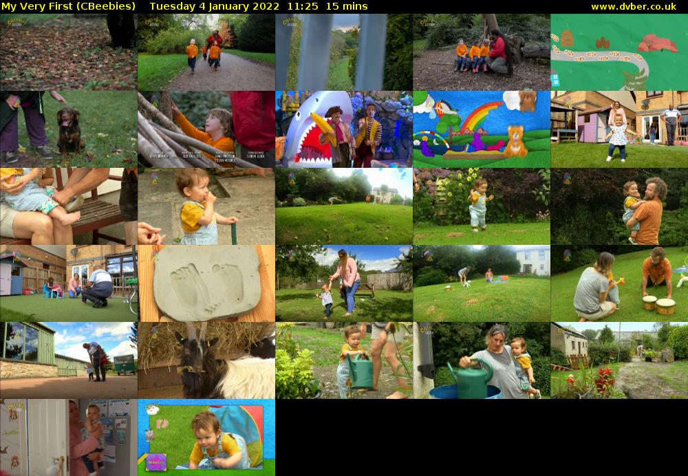 My Very First (CBeebies) Tuesday 4 January 2022 11:25 - 11:40