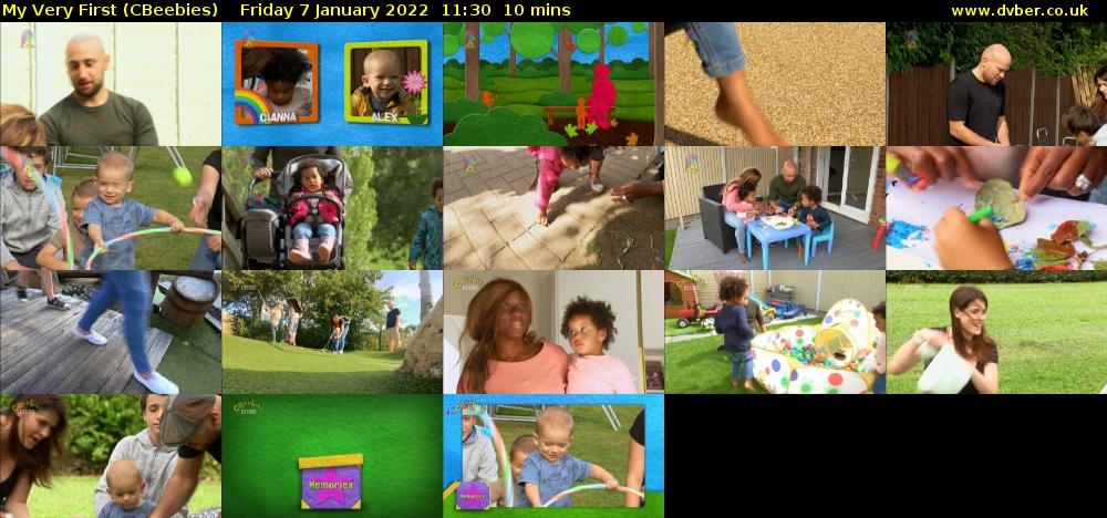 My Very First (CBeebies) Friday 7 January 2022 11:30 - 11:40