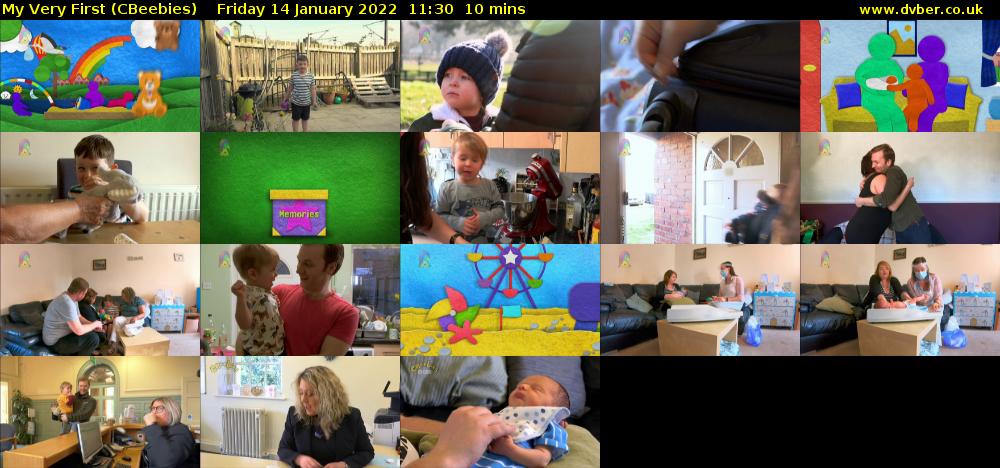 My Very First (CBeebies) Friday 14 January 2022 11:30 - 11:40