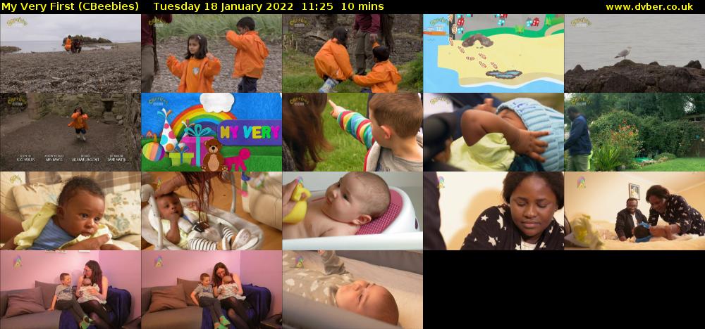 My Very First (CBeebies) Tuesday 18 January 2022 11:25 - 11:35