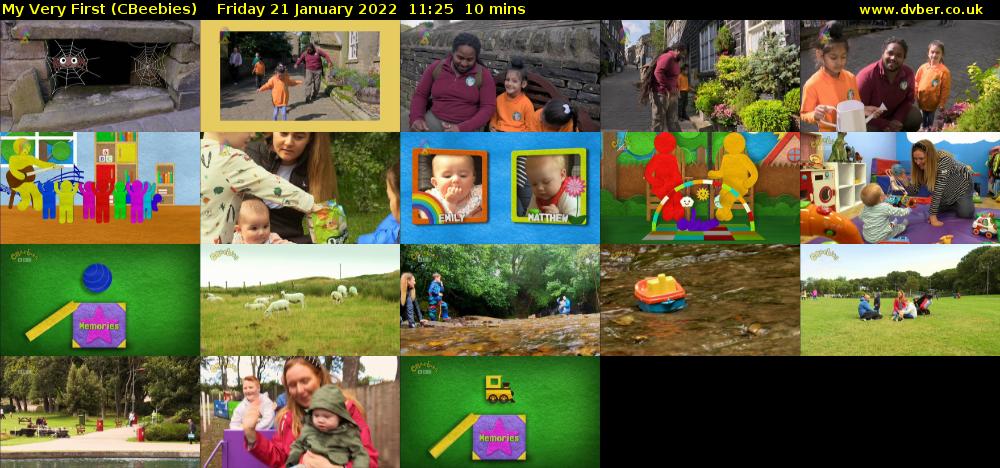 My Very First (CBeebies) Friday 21 January 2022 11:25 - 11:35