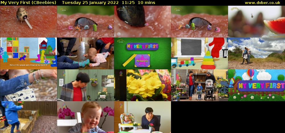My Very First (CBeebies) Tuesday 25 January 2022 11:25 - 11:35