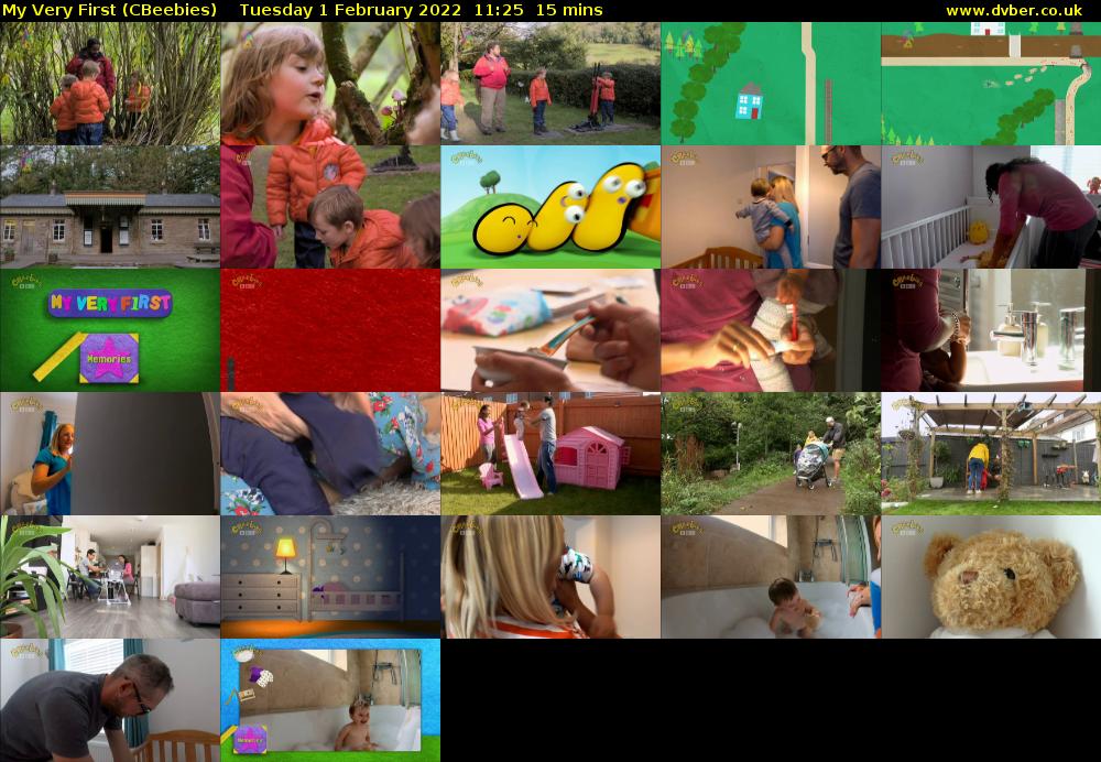 My Very First (CBeebies) Tuesday 1 February 2022 11:25 - 11:40