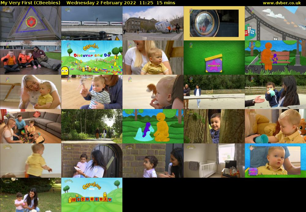 My Very First (CBeebies) Wednesday 2 February 2022 11:25 - 11:40