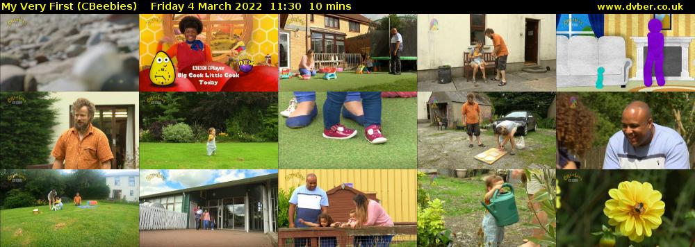 My Very First (CBeebies) Friday 4 March 2022 11:30 - 11:40
