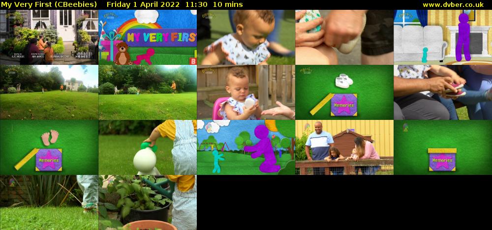My Very First (CBeebies) Friday 1 April 2022 11:30 - 11:40