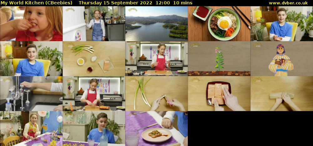 My World Kitchen (CBeebies) - 2022-09-15-1200