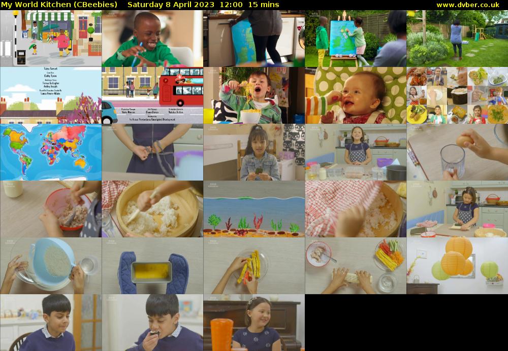 My World Kitchen (CBeebies) Saturday 8 April 2023 12:00 - 12:15