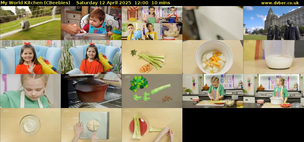 My World Kitchen (CBeebies) Saturday 12 April 2025 12:00 - 12:10