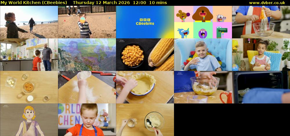 My World Kitchen (CBeebies) Thursday 12 March 2026 12:00 - 12:10