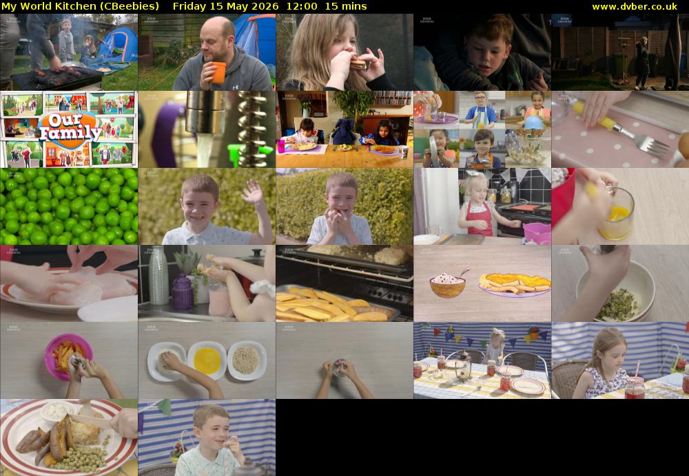 My World Kitchen (CBeebies) Friday 15 May 2026 12:00 - 12:15