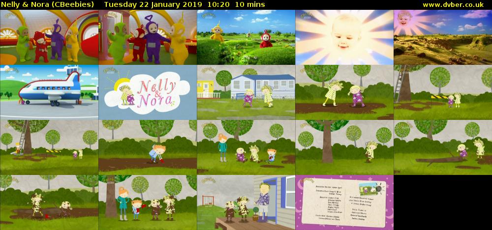 Nelly & Nora (CBeebies) Tuesday 22 January 2019 10:20 - 10:30