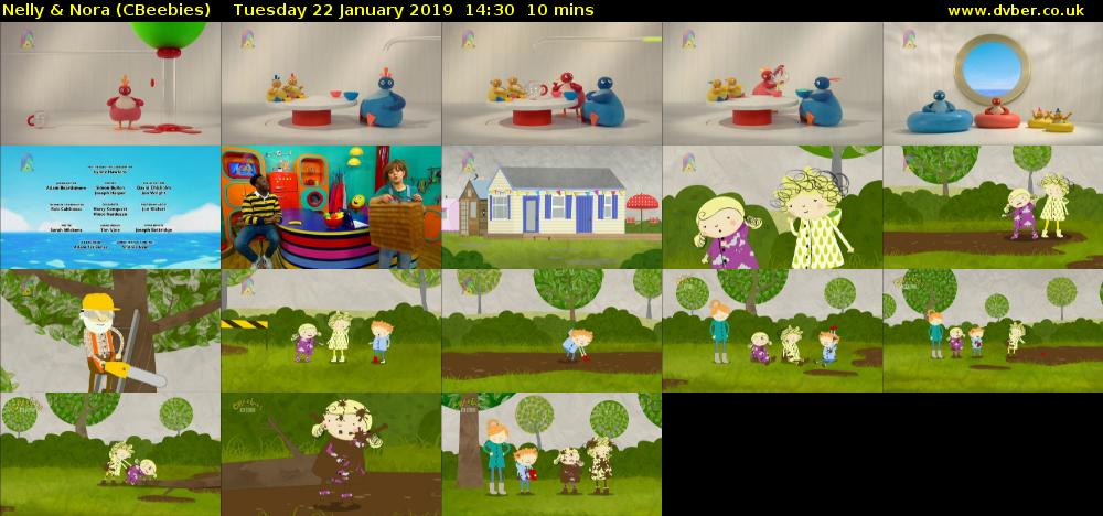 Nelly & Nora (CBeebies) Tuesday 22 January 2019 14:30 - 14:40
