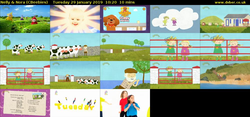 Nelly & Nora (CBeebies) Tuesday 29 January 2019 10:20 - 10:30