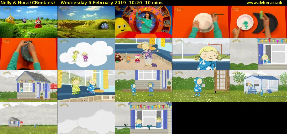 Nelly & Nora (CBeebies) Wednesday 6 February 2019 10:20 - 10:30