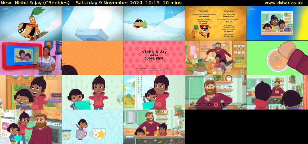 Nikhil & Jay (CBeebies) Saturday 9 November 2024 10:15 - 10:25