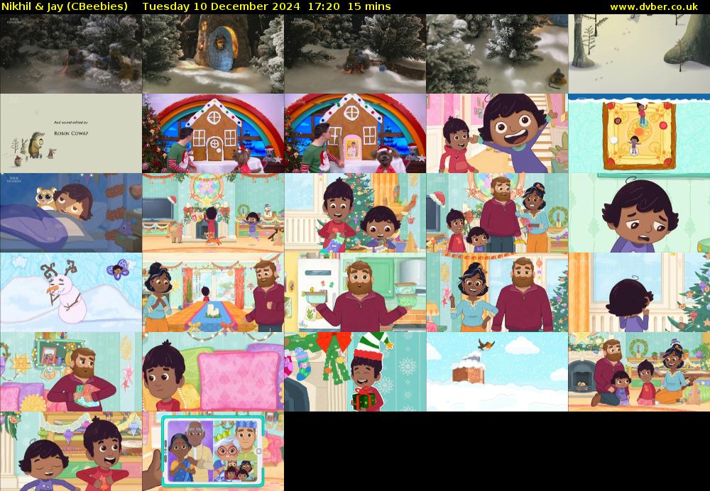 Nikhil & Jay (CBeebies) Tuesday 10 December 2024 17:20 - 17:35