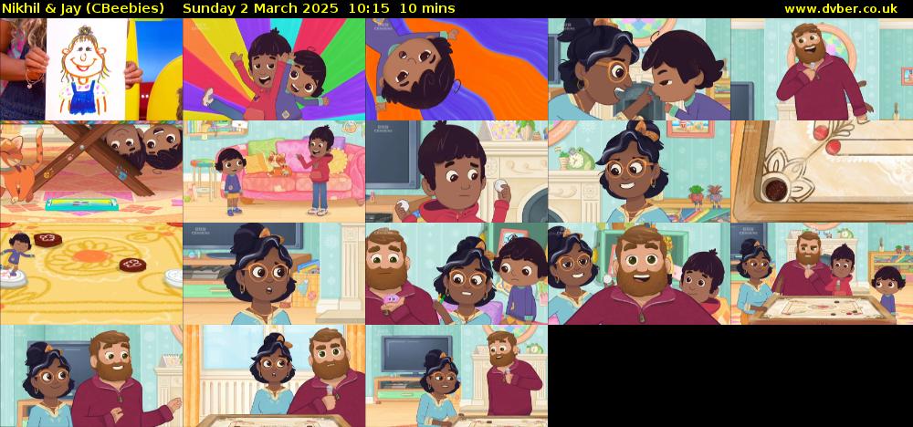 Nikhil & Jay (CBeebies) Sunday 2 March 2025 10:15 - 10:25