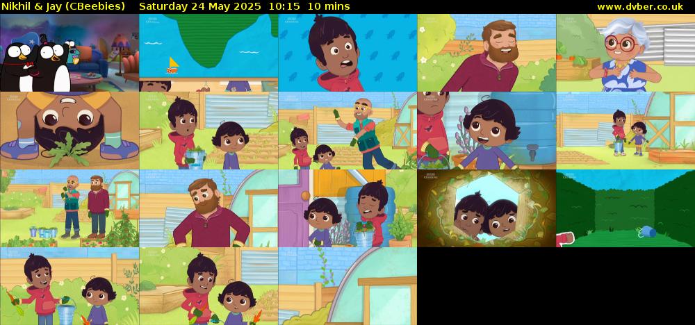 Nikhil & Jay (CBeebies) Saturday 24 May 2025 10:15 - 10:25