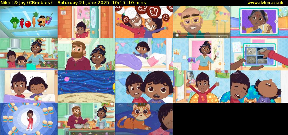 Nikhil & Jay (CBeebies) Saturday 21 June 2025 10:15 - 10:25